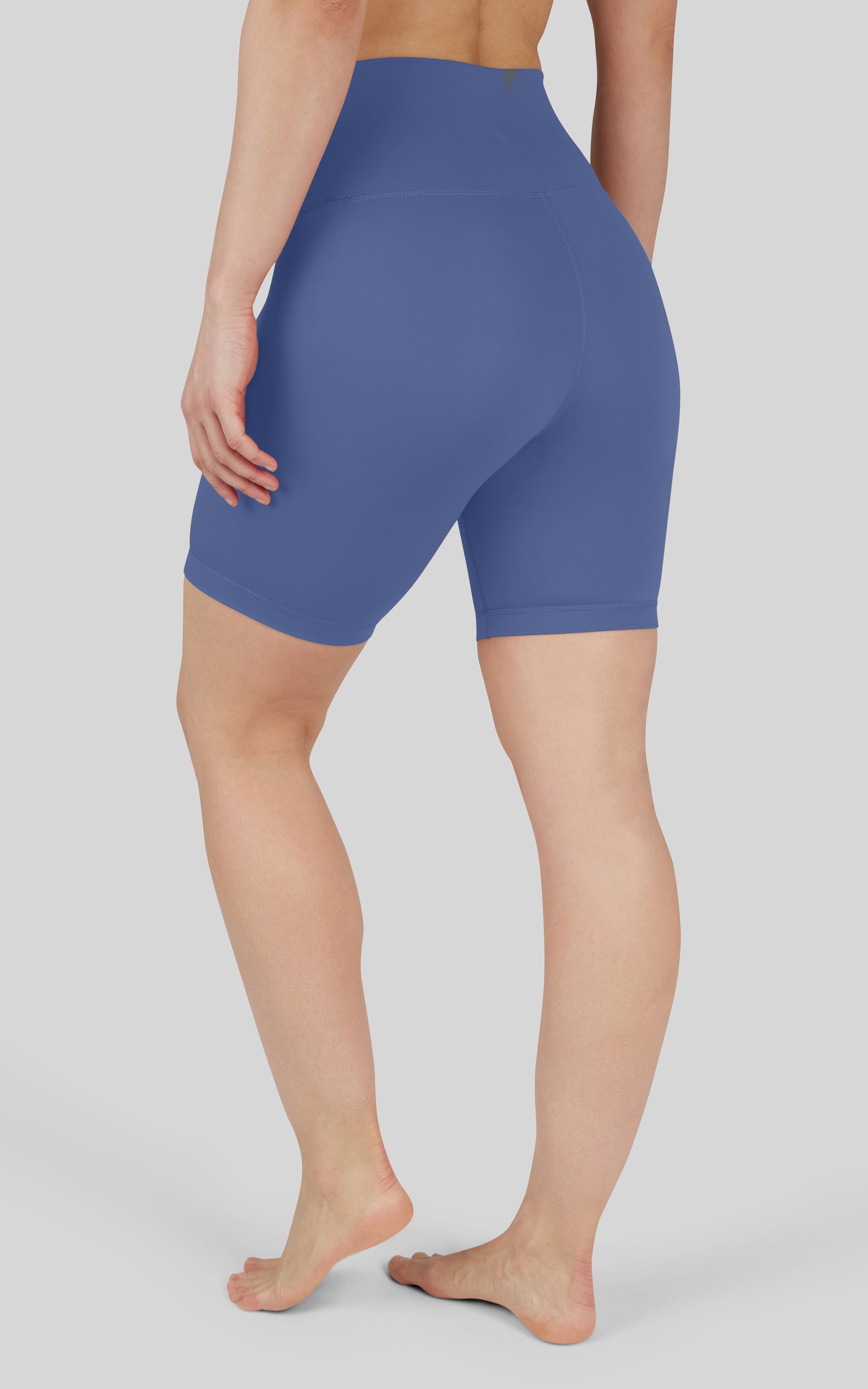 2 PK Lux Super Hi Rise 7" Classic Biker Short