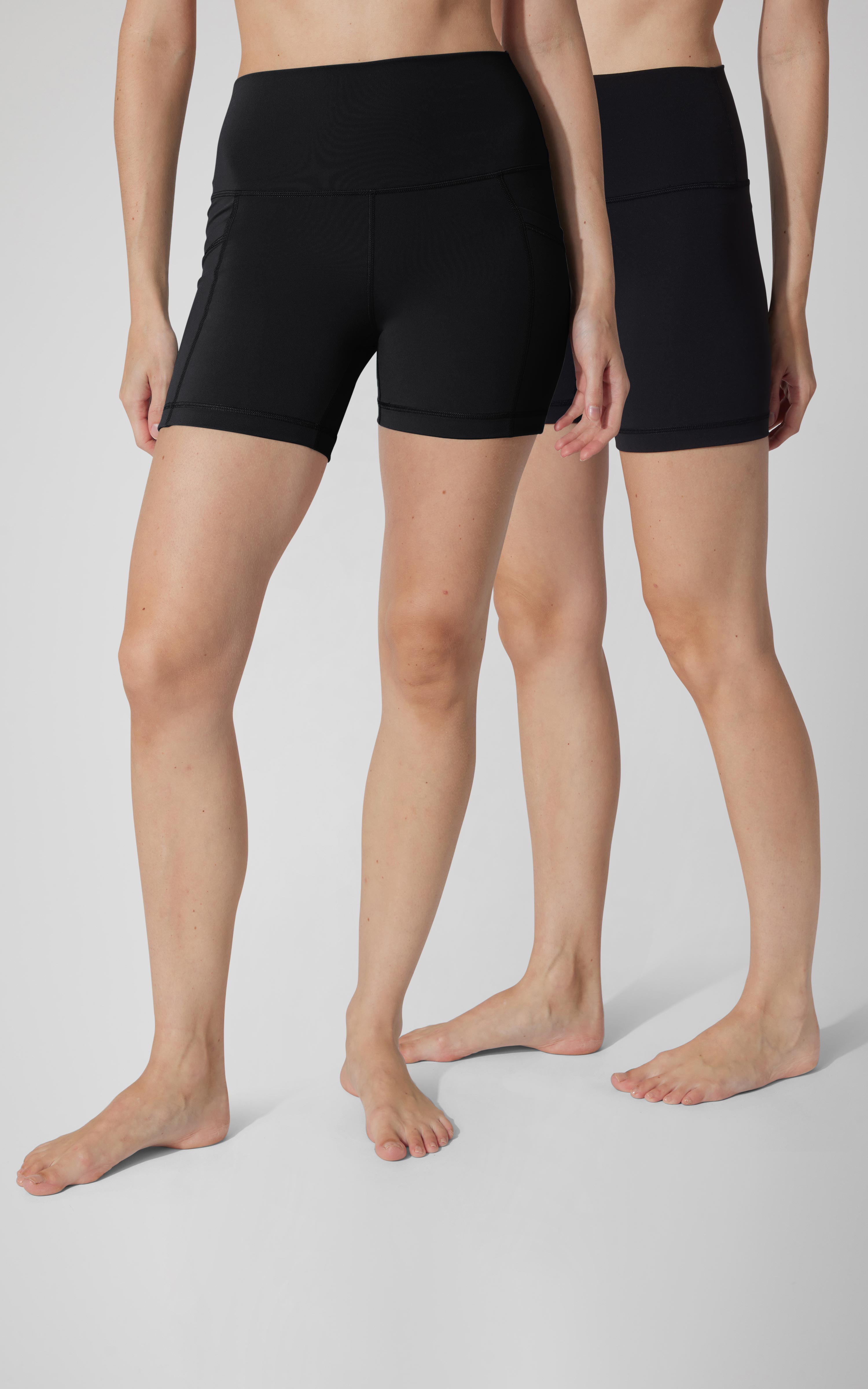 2 PK Lux 5" One Classic and One Pocketed  Shorts - 90 Degree by Reflex