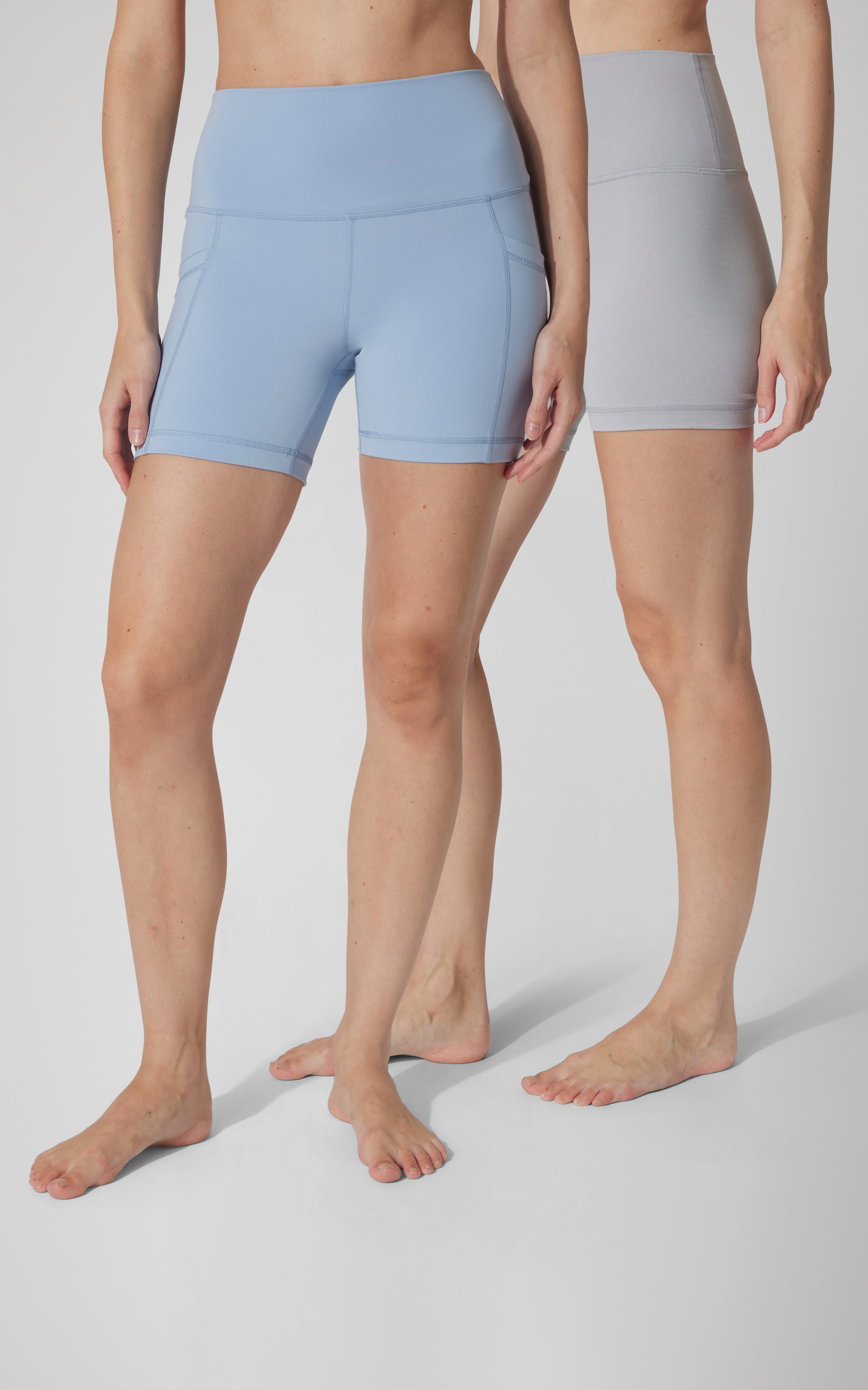 2 PK Lux 5" One Classic and One Pocketed  Shorts - 90 Degree by Reflex