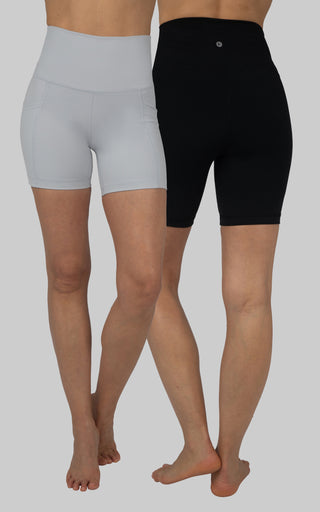 2 PK Lux Classic and Pocketed 5" Shorts