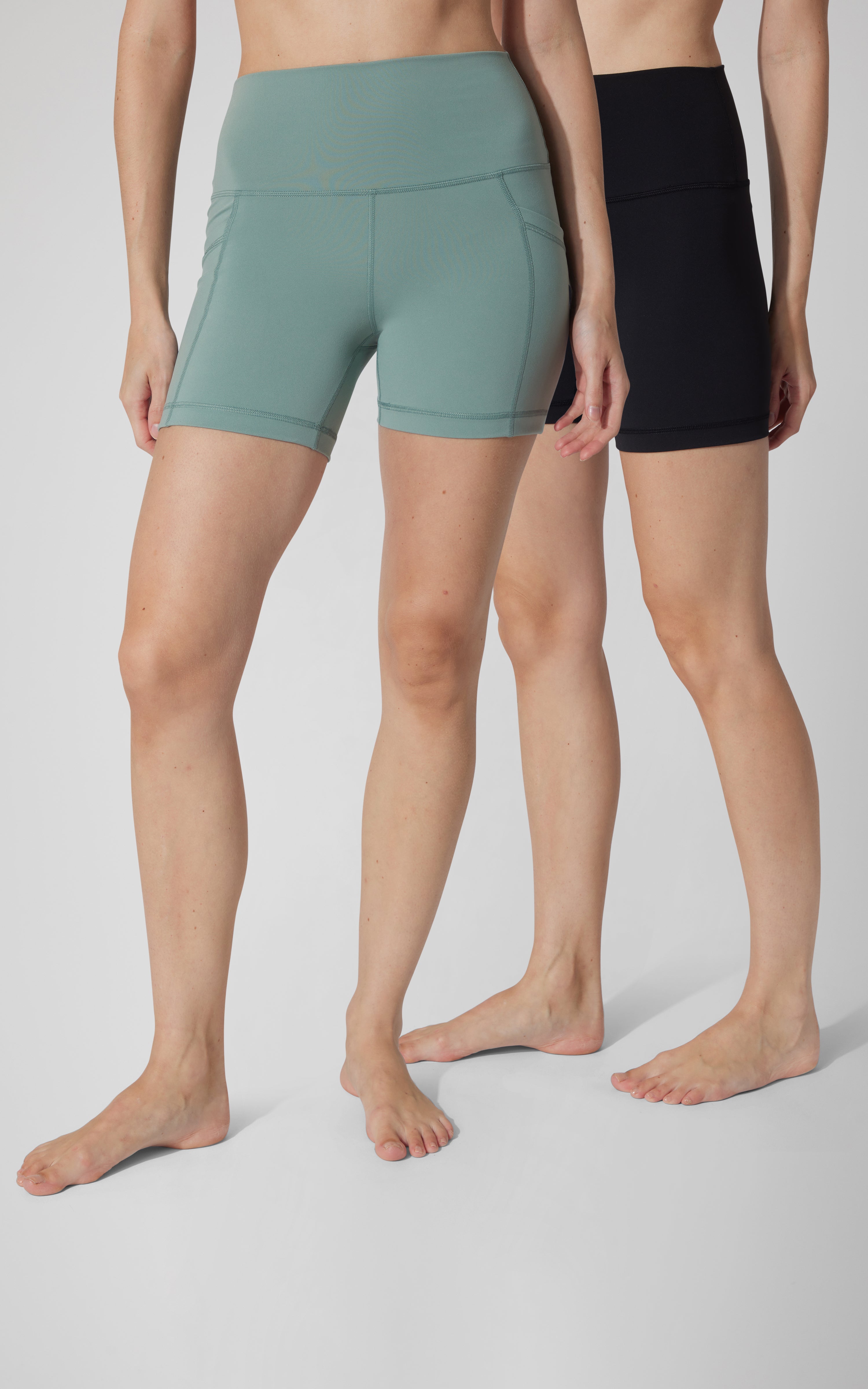 2 PK Lux Classic and Pocketed 5" Shorts