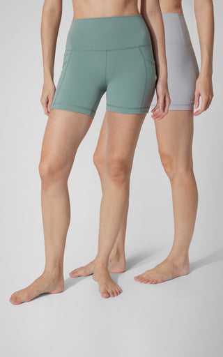 2 PK Lux Classic and Pocketed 5" Shorts