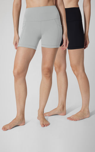 2 PK Lux Classic and Pocketed 5" Shorts