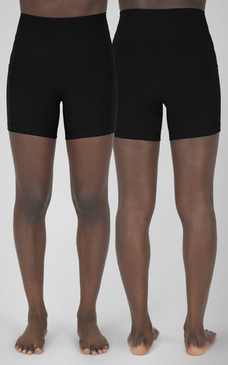 2 PK Lux Classic and Pocketed 5" Shorts