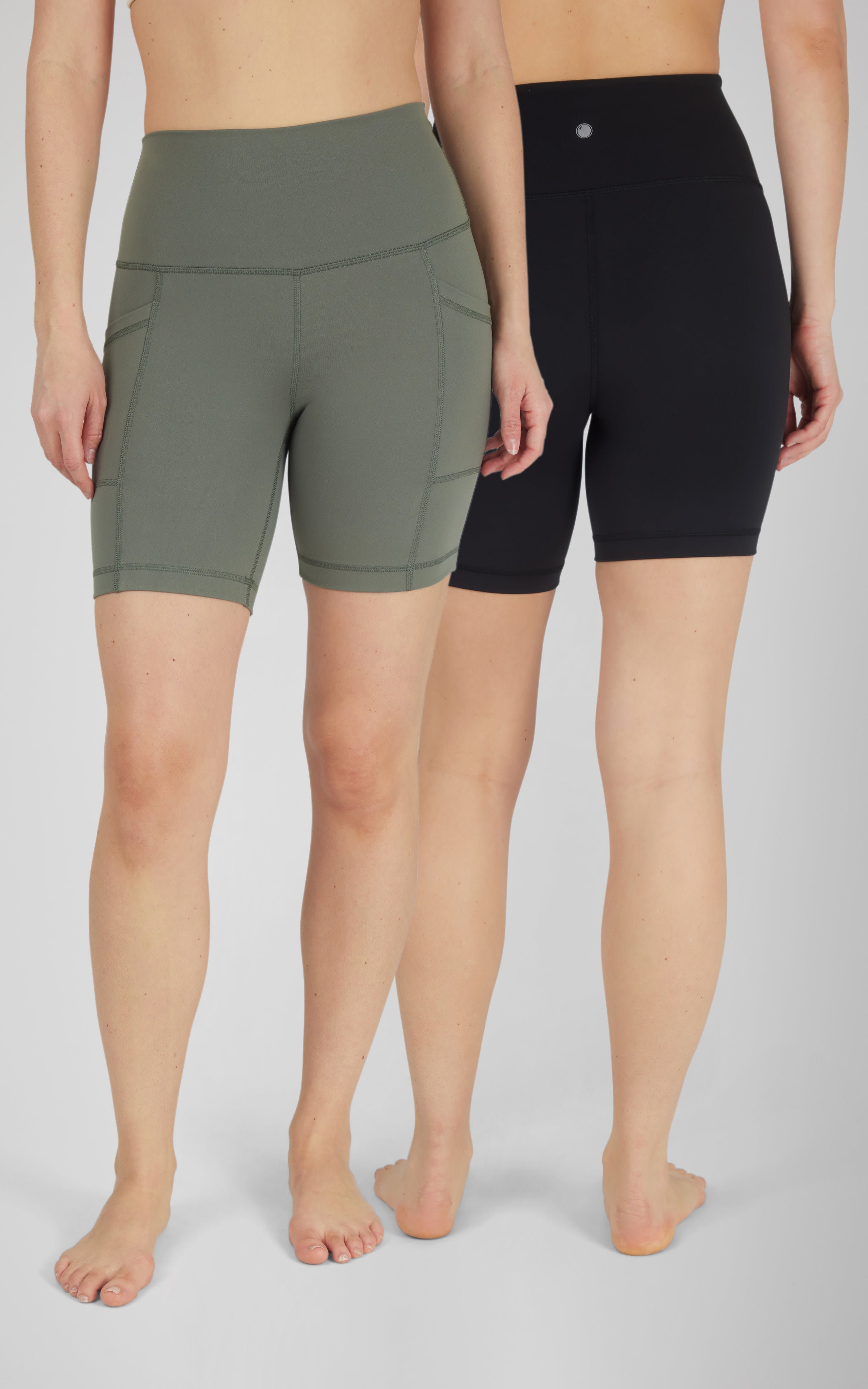2 PK 7" Lux Basic and Side Pocket Shorts - 90 Degree by Reflex