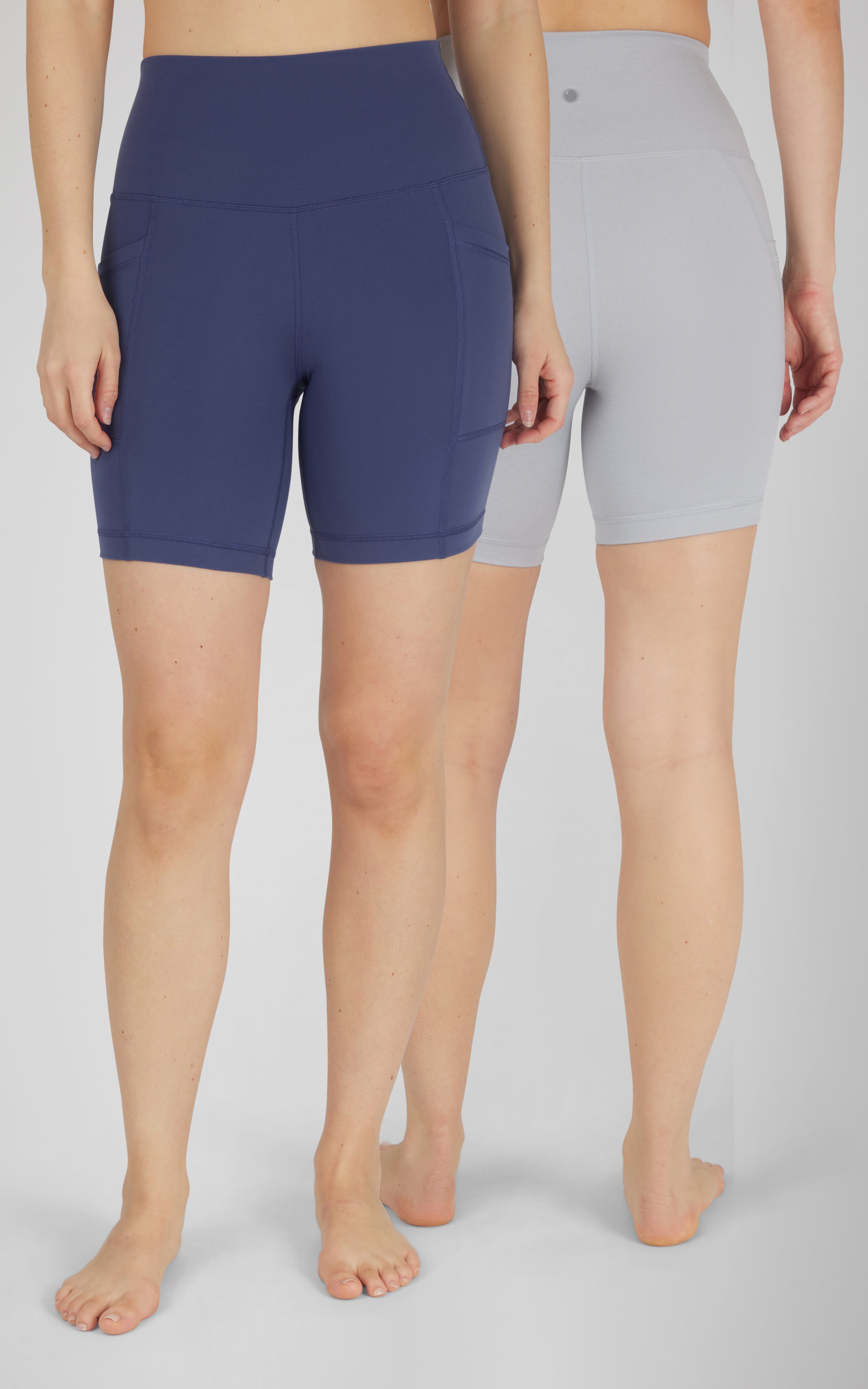 2 PK 7" Lux Basic and Side Pocket Shorts - 90 Degree by Reflex