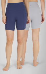 2 PK 7" Lux Basic and Side Pocket Shorts