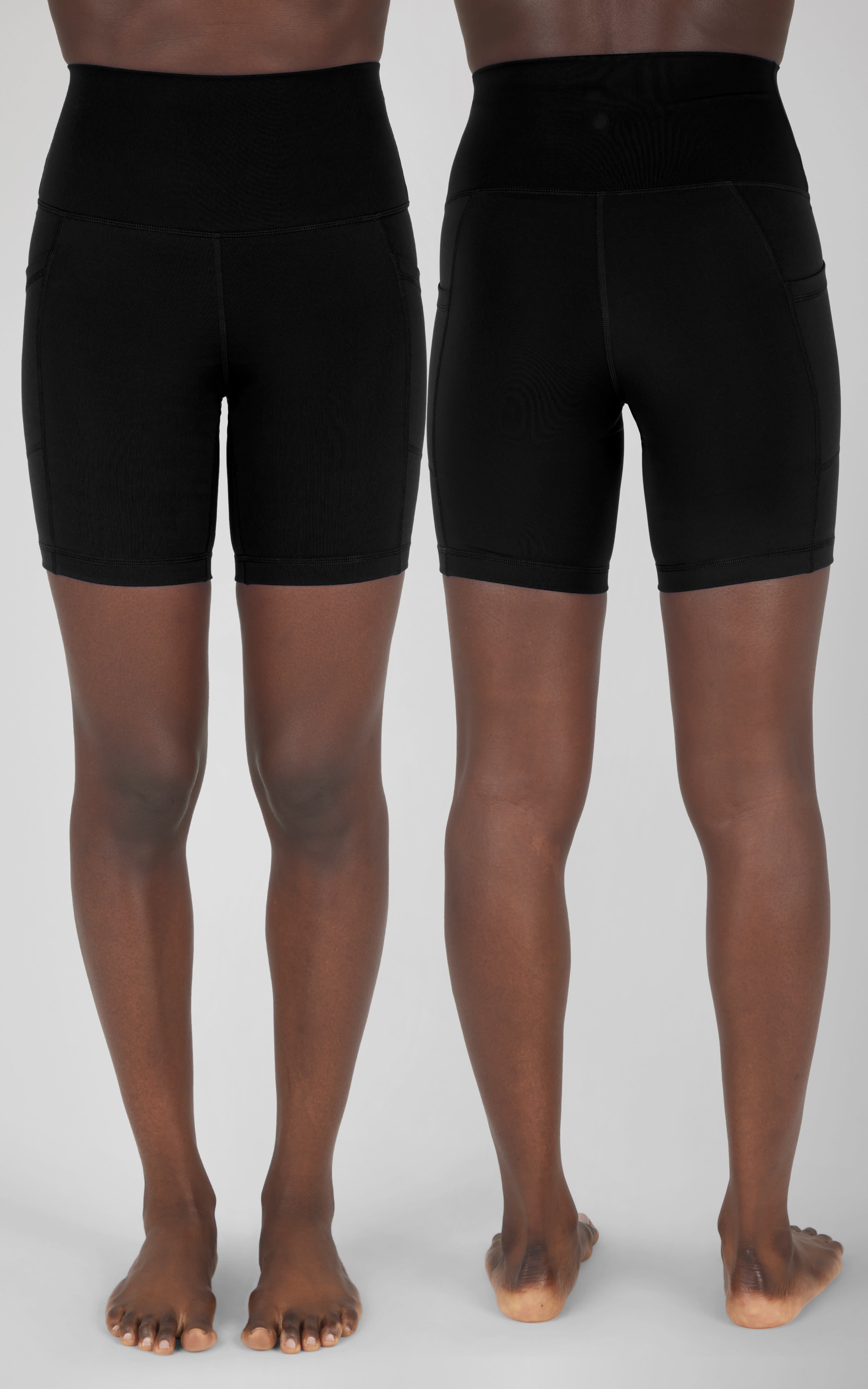 2 PK 7" Lux Basic and Side Pocket Shorts - 90 Degree by Reflex