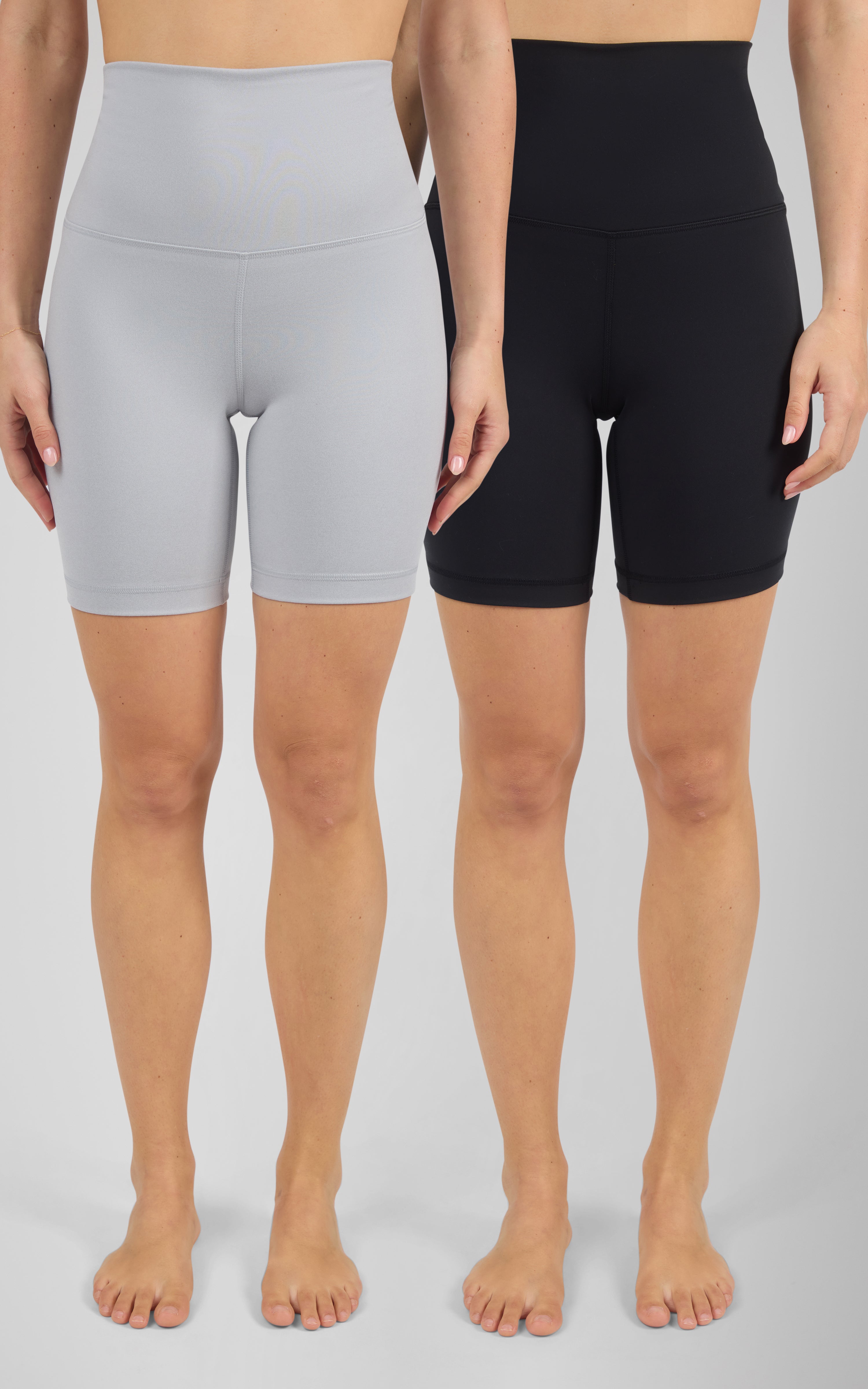 2 PK Lux 7" Super High Waist Bike Short - 90 Degree by Reflex