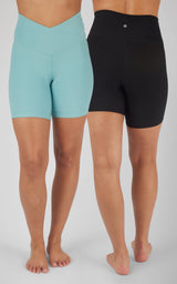 2 PK Ribbed 7" Shorts - 90 Degree by Reflex
