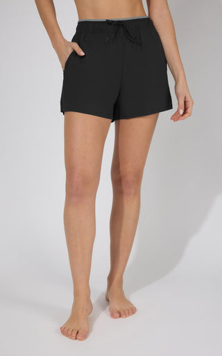 Stretch Woven 2 in 1 Running Short - 90 Degree by Reflex