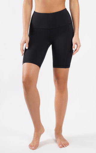 Tribeca High Waist 9" Short with Side Pockets