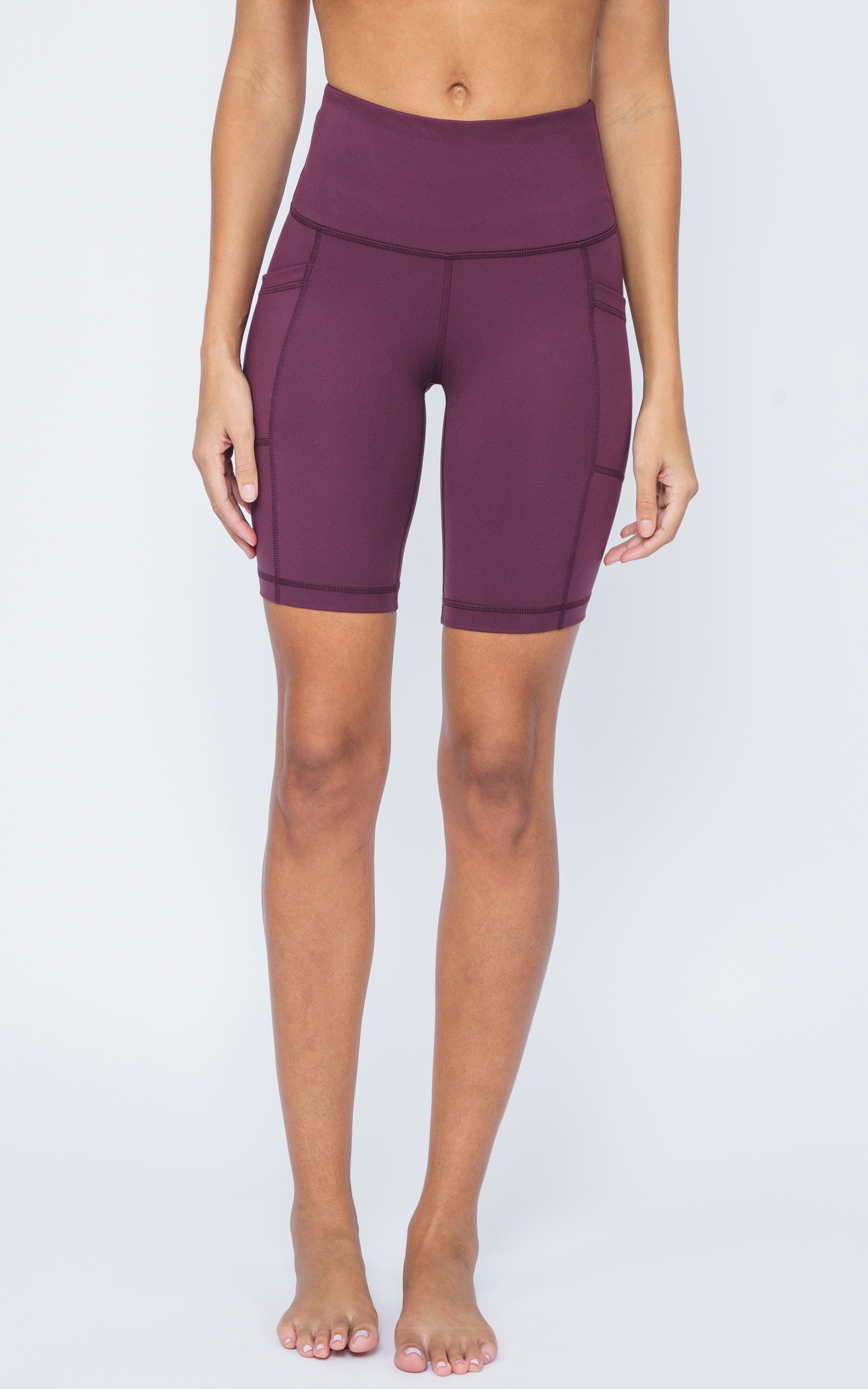 Tribeca High Waist 9" Short with Side Pockets