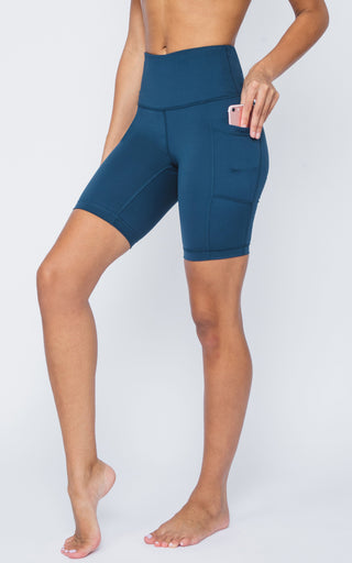 Tribeca High Waist 9" Short with Side Pockets