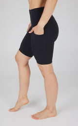 Tribeca High Waist 9" Short with Side Pockets - 90 Degree by Reflex