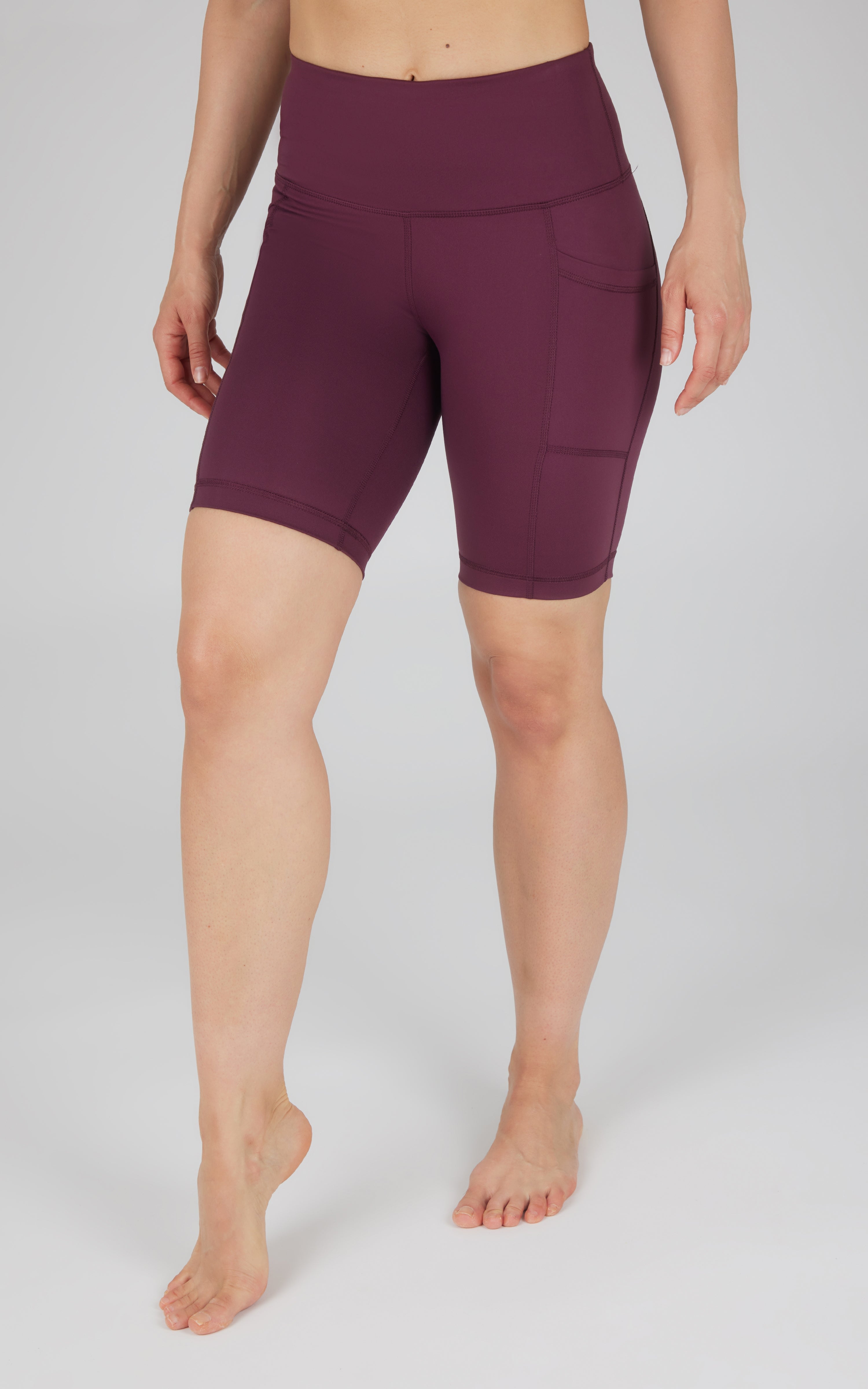 Tribeca High Waist 9" Short with Side Pockets - 90 Degree by Reflex