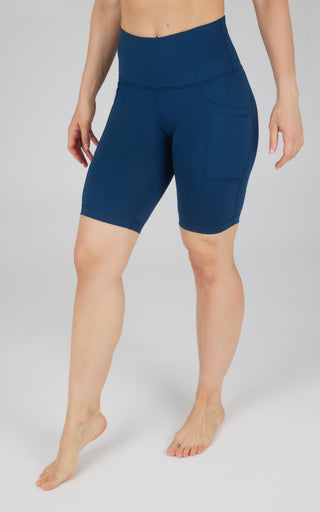 Tribeca High Waist 9" Short with Side Pockets