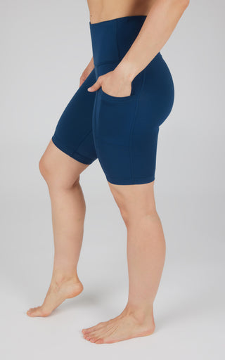 Tribeca High Waist 9" Short with Side Pockets