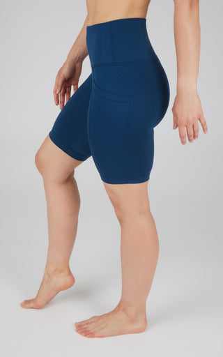 Tribeca High Waist 9" Short with Side Pockets