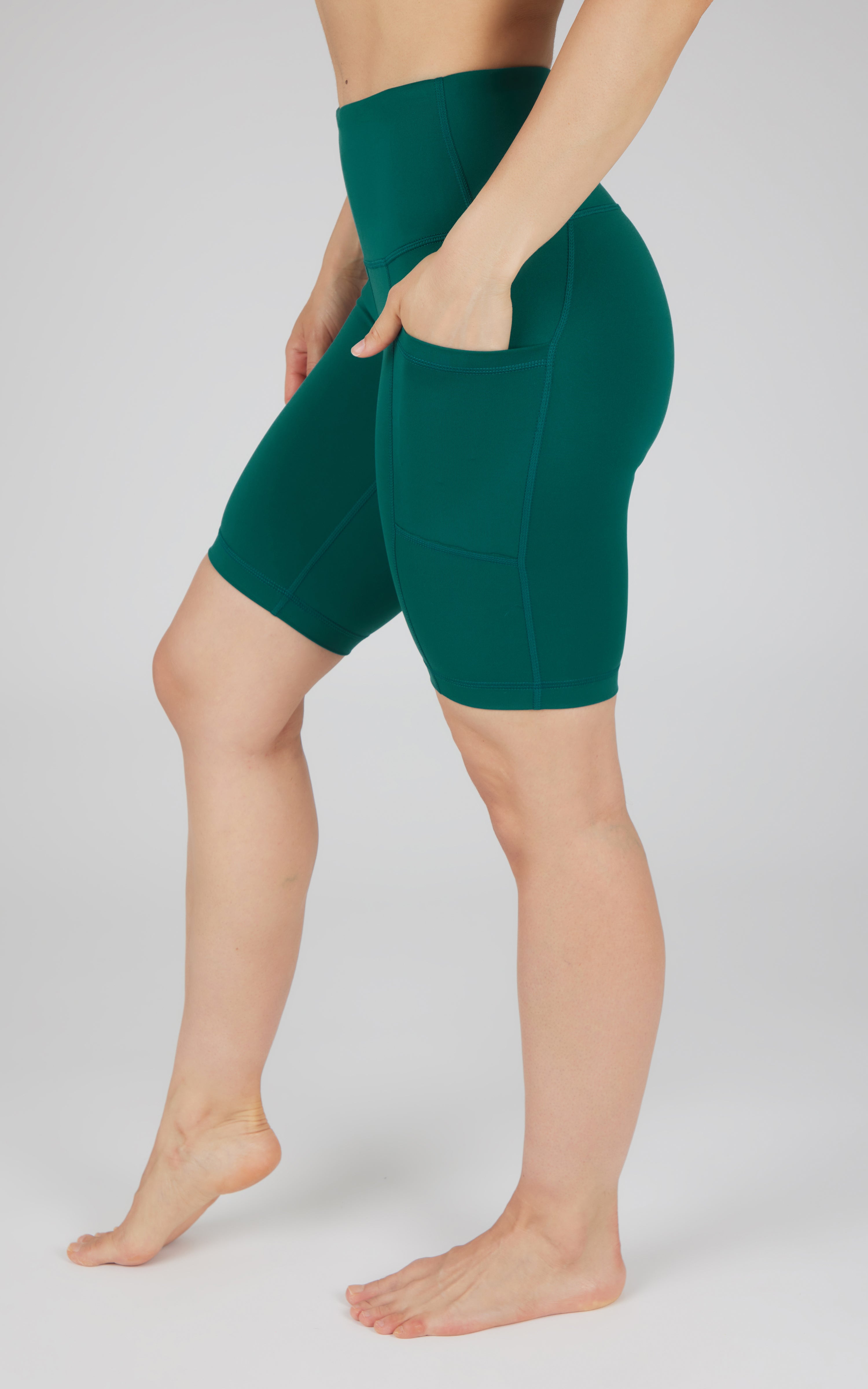 Tribeca High Waist 9" Short with Side Pockets