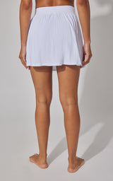 2 PK Jersey Charming Pleated Skort - 90 Degree by Reflex
