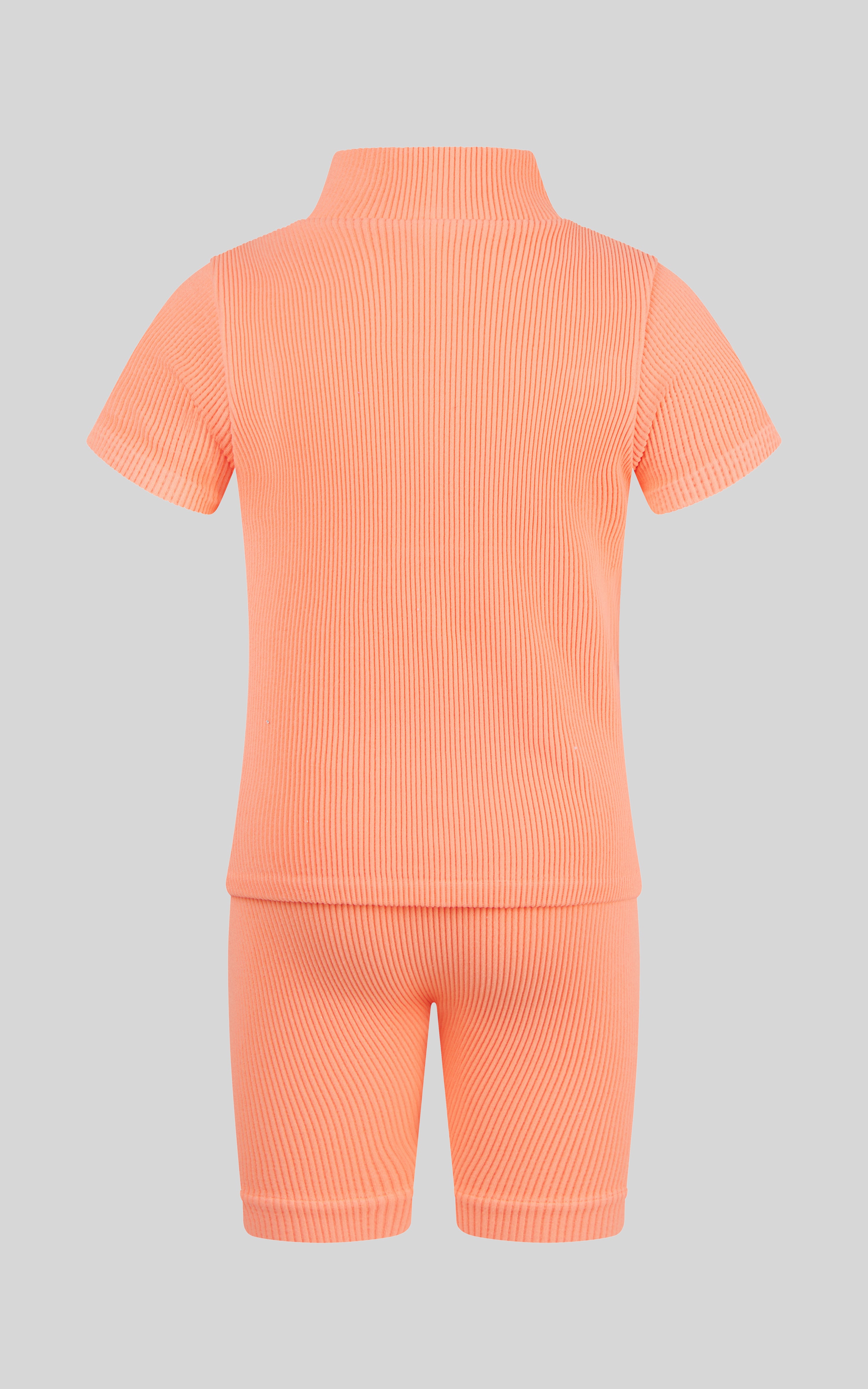 Toddler Girls Rib Seamless Top & Short Set - 90 Degree by Reflex