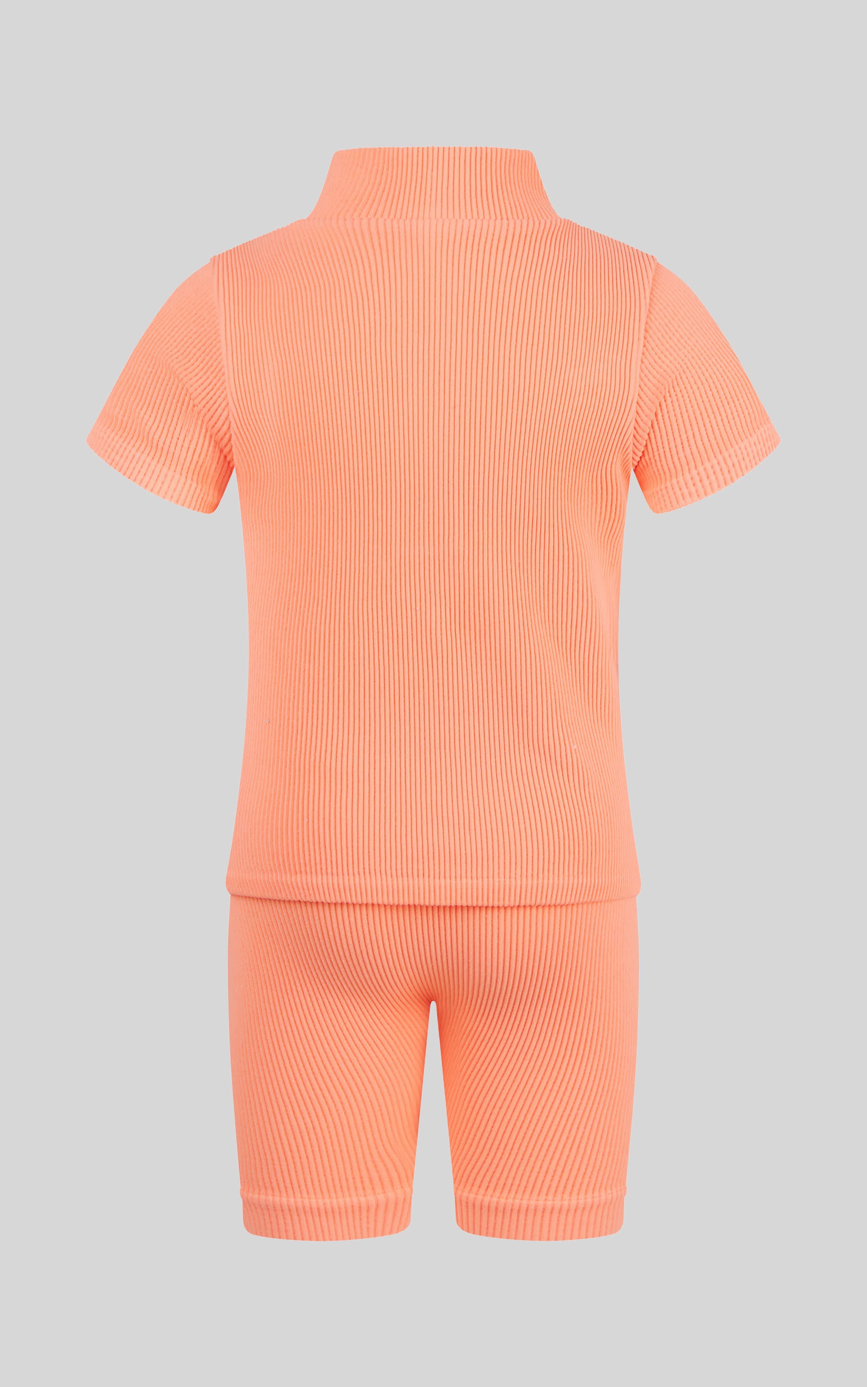 Toddler Girls Rib Seamless Top & Short Set - 90 Degree by Reflex