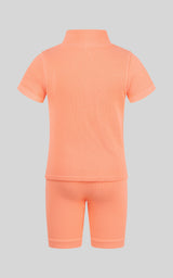 Toddler Girls Rib Seamless Top & Short Set