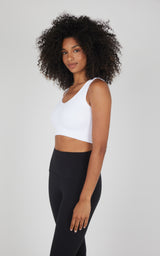 2 PK Ribbed V-Neck Tank Top - 90 Degree by Reflex