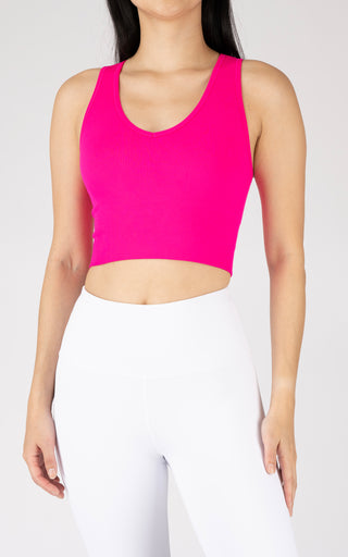 2 PK Ribbed V-Neck Tank Top - Beat the Streets