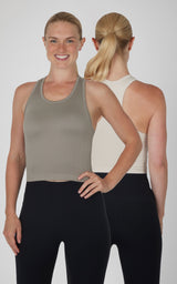 2 PK Racerback Tank with Built in  Bra