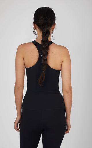 Ribbed Tank  with Padded Bra - 90 Degree by Reflex