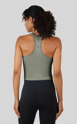 Ribbed Tank  with Padded Bra - 90 Degree by Reflex
