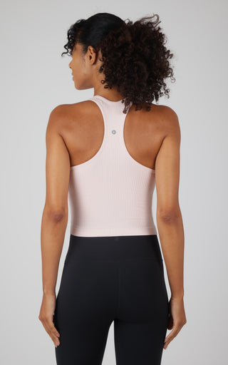 Ribbed Tank  with Padded Bra