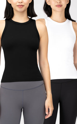 2 Pack Ribbed Seamless Everyday Tank Top