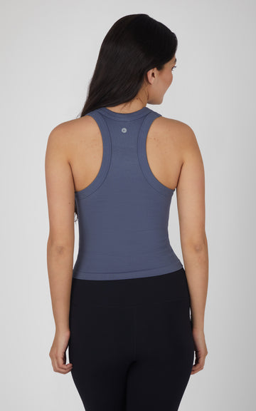 90 Degree By Reflex 3-pack Seamless Crop Tanks In White/white/white