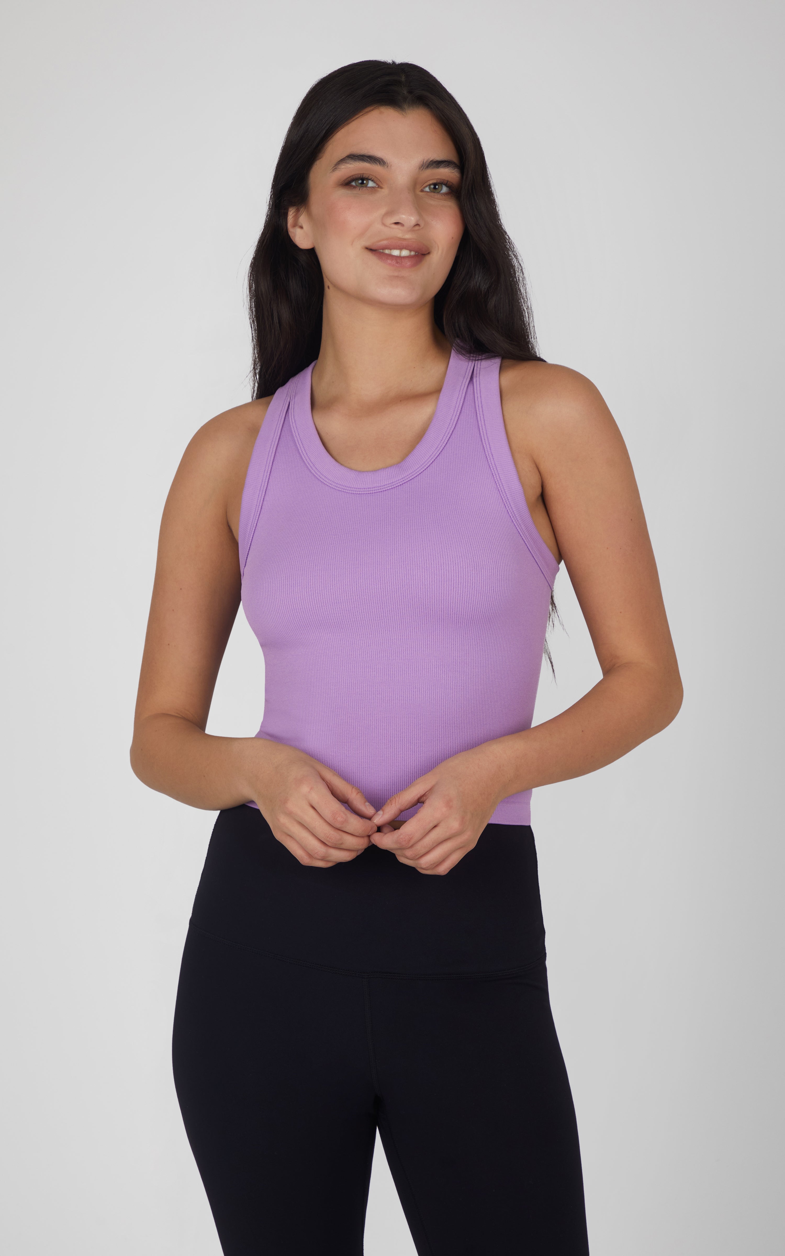 3 PK Ribbed Racerback Tank