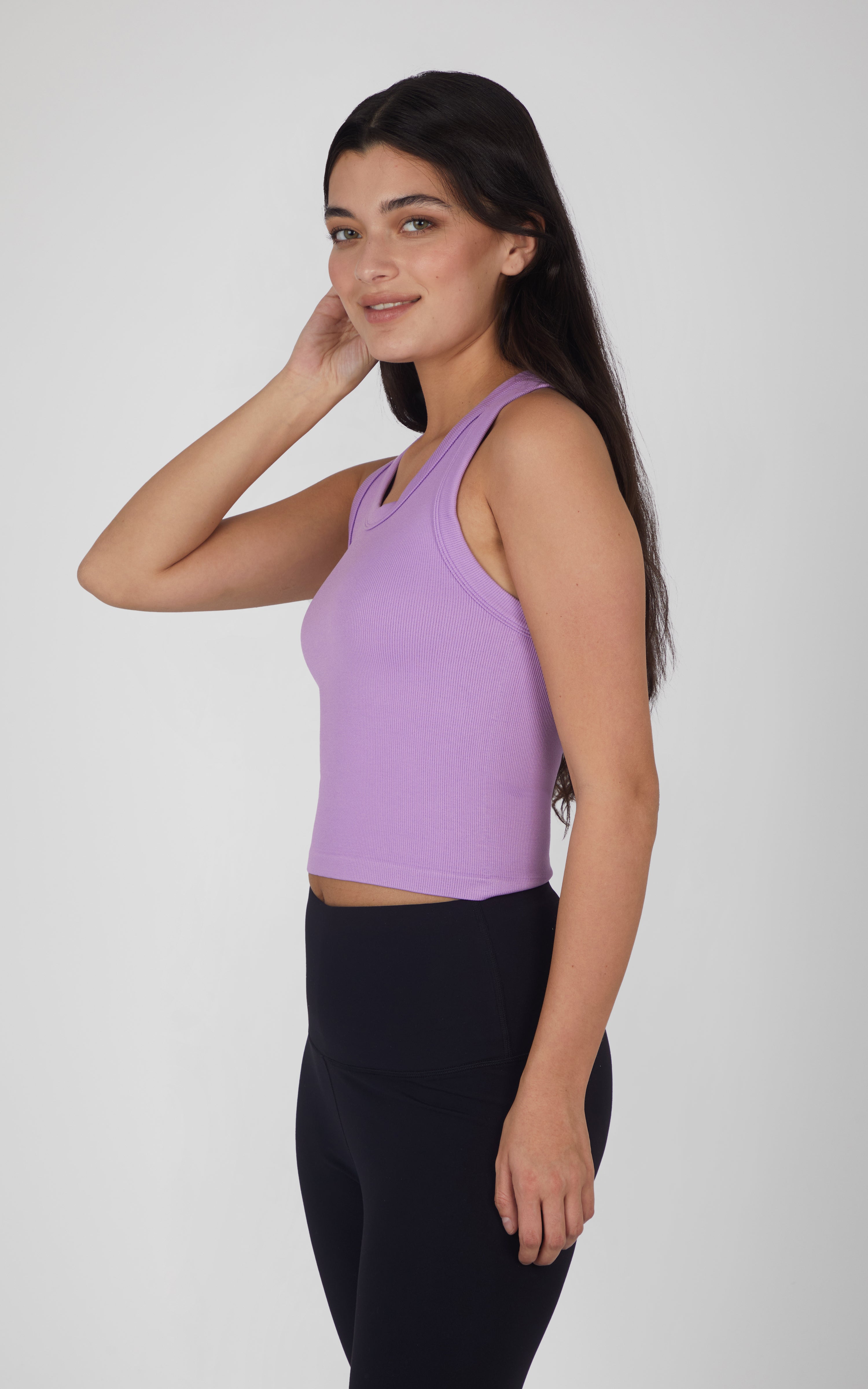 3 PK Ribbed Racerback Tank