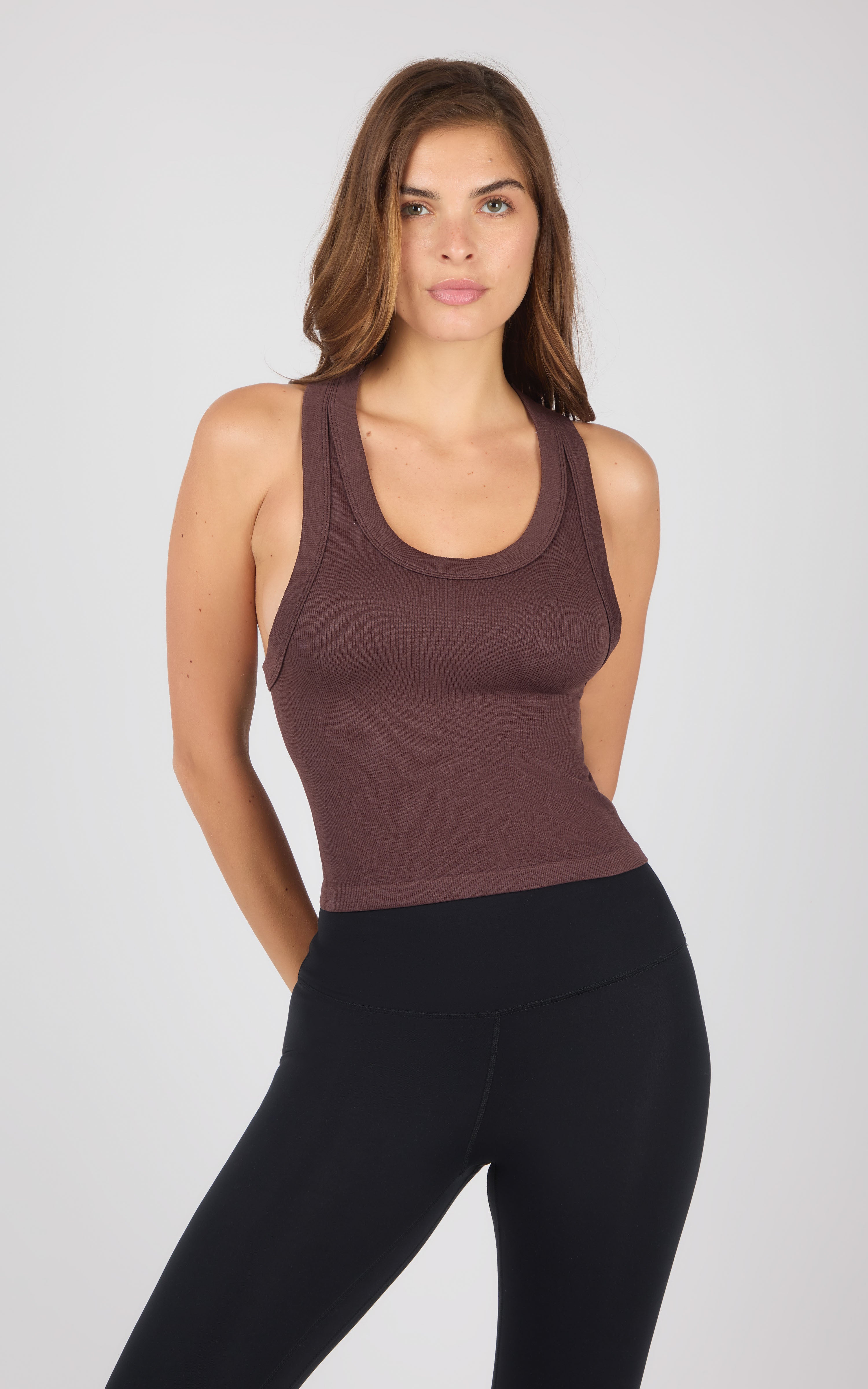 3 PK Ribbed Racerback Tank