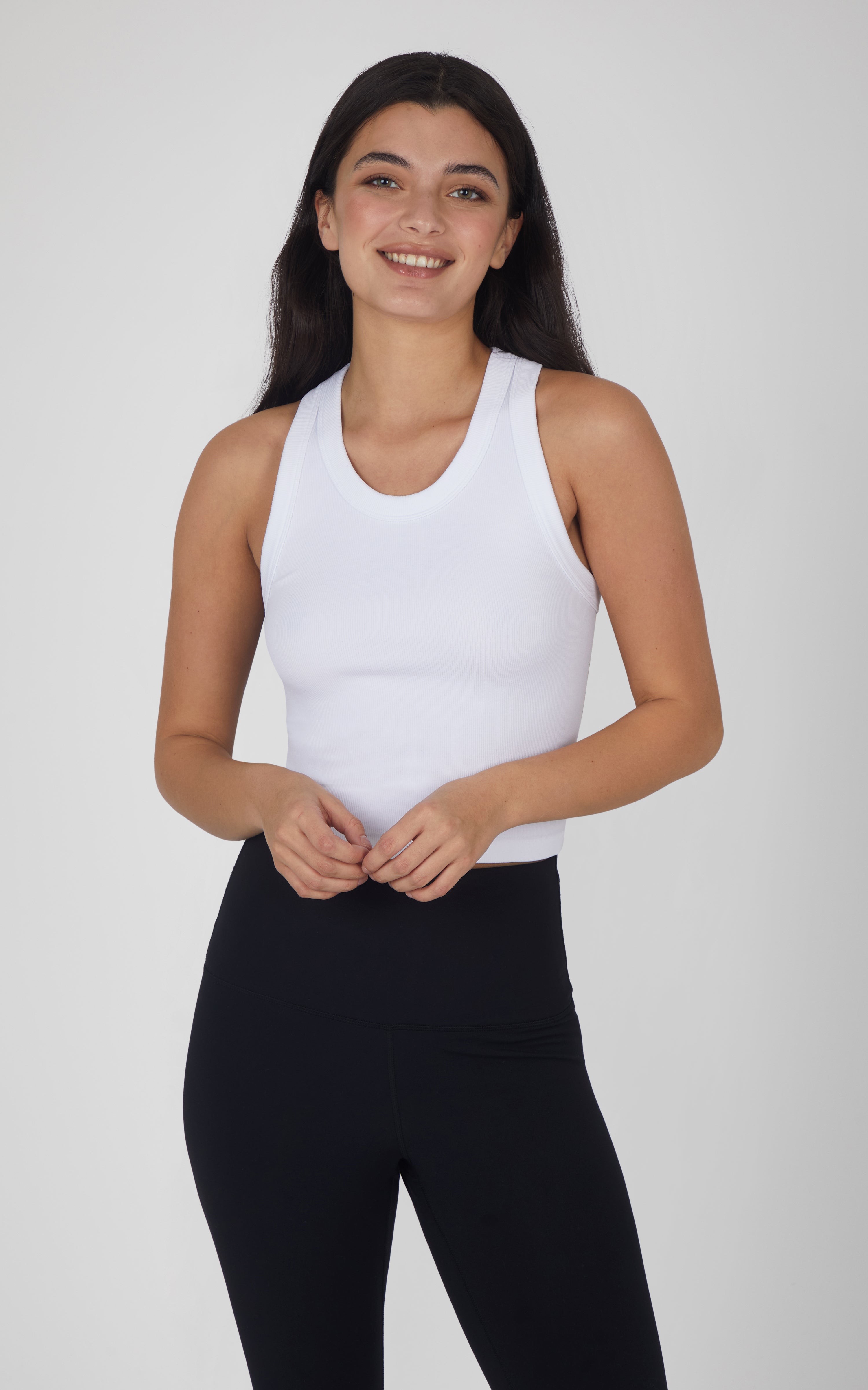 3 PK Ribbed Racerback Tank