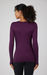 Lurex Seamless Long Sleeve Performance Shirt - 90 Degree by Reflex