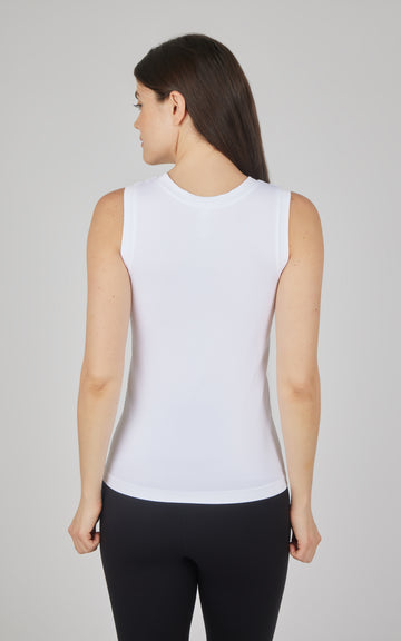 2 Pk Stonewash Ribbed Seamless Iris Tank
