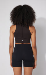 2 PK Ribbed Seamless V-Neck Cropped Tank Top - 90 Degree by Reflex