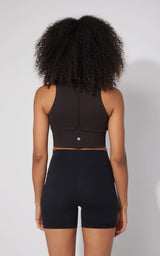 2 PK Ribbed Seamless V-Neck Cropped Tank Top