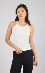 2 Pack Seamless Rib Illume Tank with Strappy Back with Bra Cups - 90 Degree by Reflex