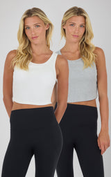 Cotton Rib Keira Tank 2 PK - 90 Degree by Reflex