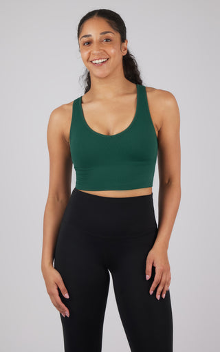 2 PK Ribbed V-Neck Tank
