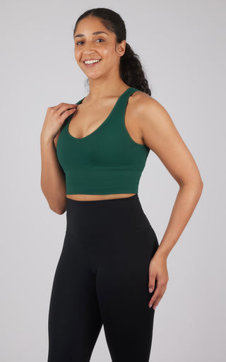 2 PK Ribbed V-Neck Tank