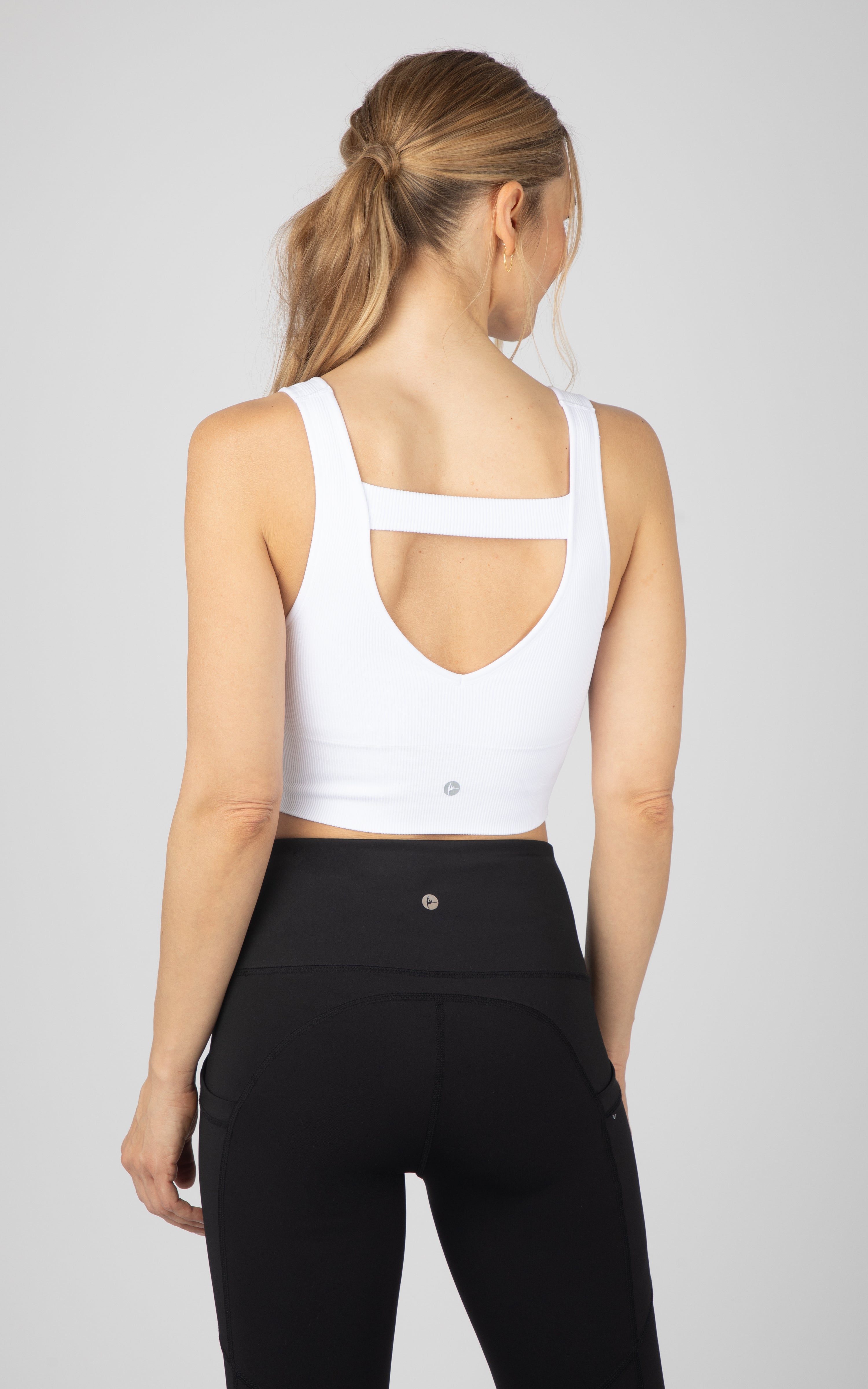 2 PK Ribbed V-Neck Tank