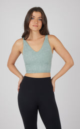 2 PK Stone Wash V-Neck Tank - 90 Degree by Reflex